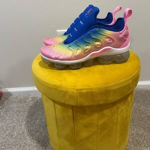 Nike Pink and Blue Sneakers